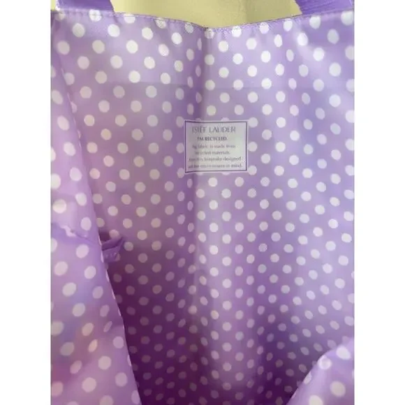 Estee Lauder "Let's Soak Up The Sun" Print Makeup Tote Bag with Strap - Picture 8 of 9